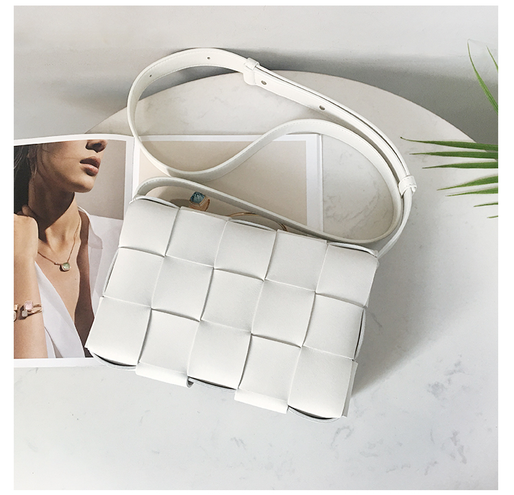 Bottega Veneta Crossbody Box Pouch in White