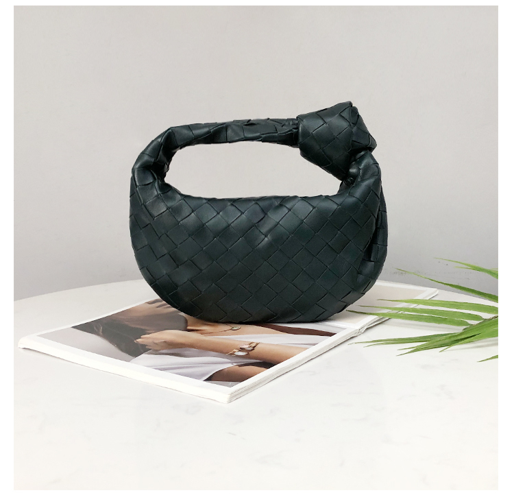 Bottega Veneta Mini Jodie in Intrecciato Ink Green