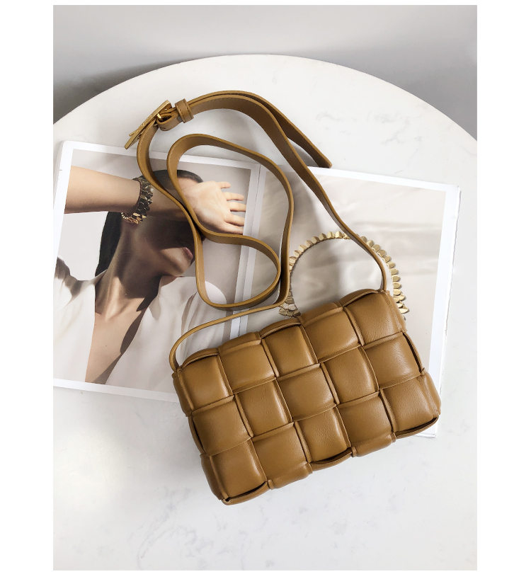 Bottega Veneta Small Padded Crossbody Bag in Camel (717506)