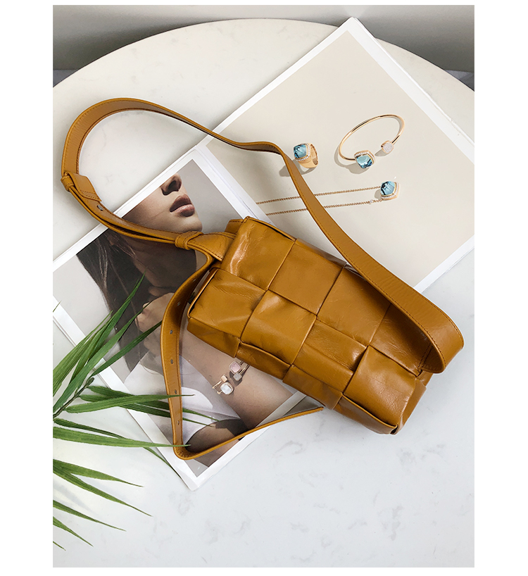 Bottega Veneta 8-Compartment Cassette Belt Bag in Golden Brown