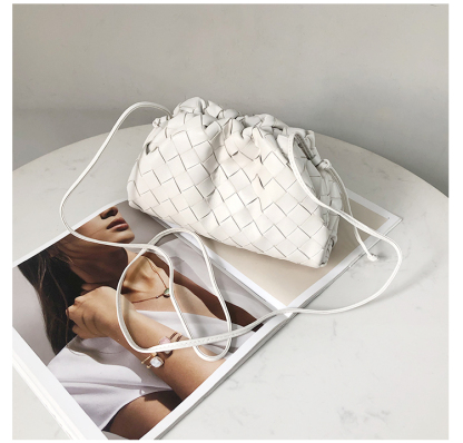 Bottega Veneta Small Arco Bag in Glazed White