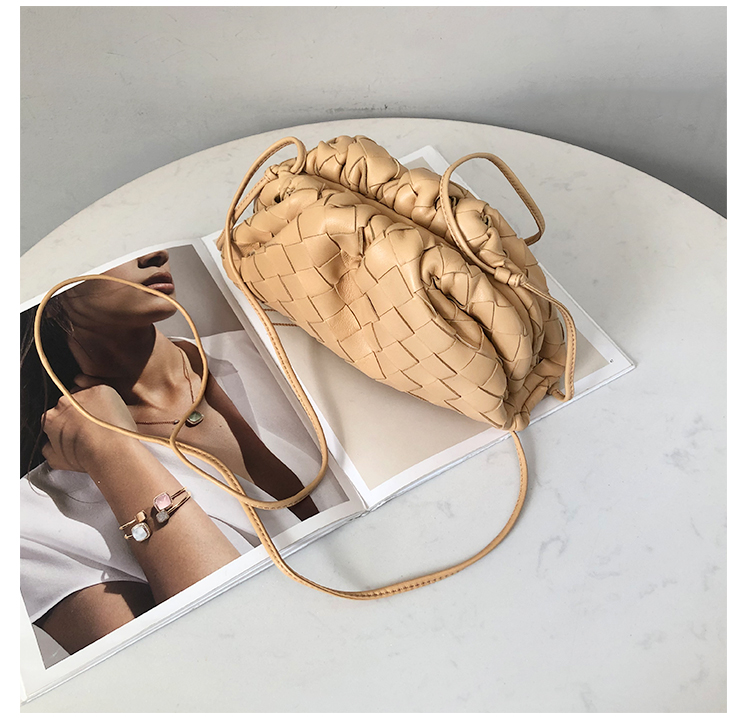 Bottega Veneta Intrecciato Mini Pouch in Almond