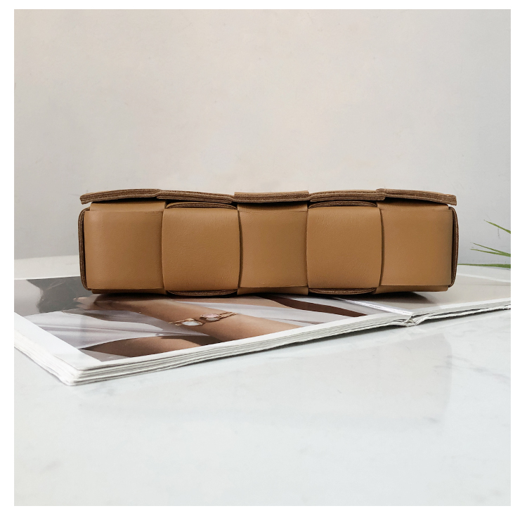 Bottega Veneta Crossbody Box Pouch in Caramel