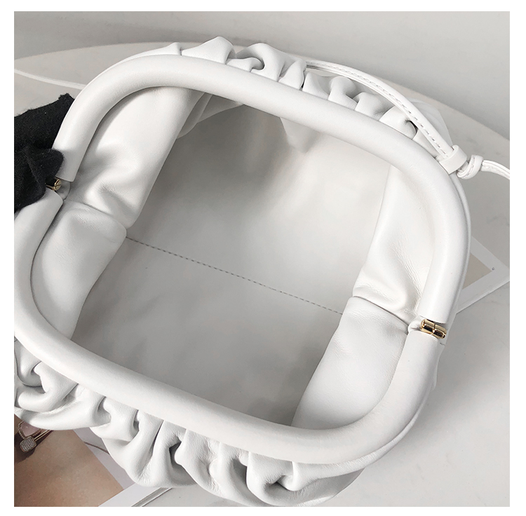 Bottega Veneta Mini Pouch in Chalk