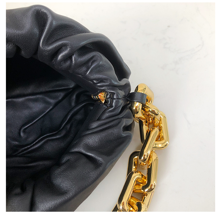 Bottega Veneta Clutch with Chain in Black