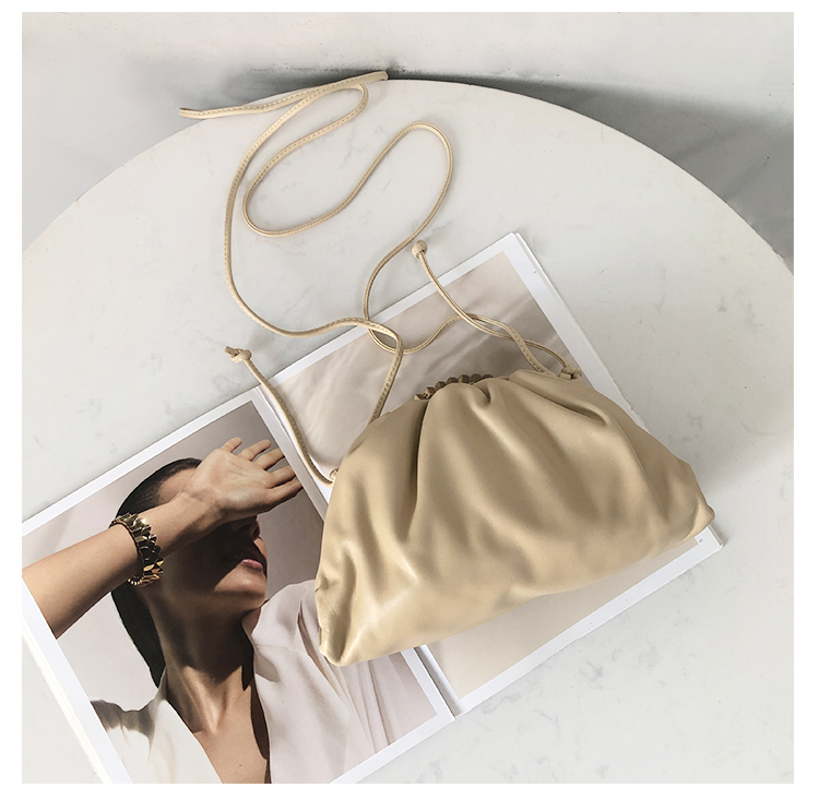 Bottega Veneta Mini Pouch in Oatmeal