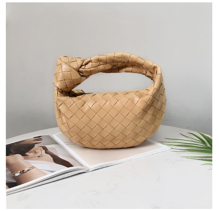 Bottega Veneta Mini Jodie in Intrecciato Almond (651876)