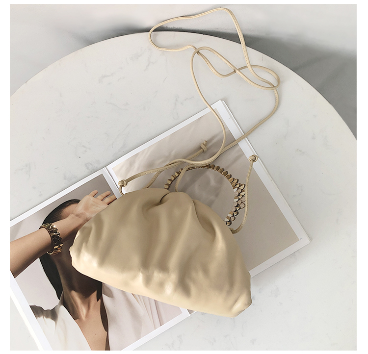 Bottega Veneta Mini Pouch in Oatmeal