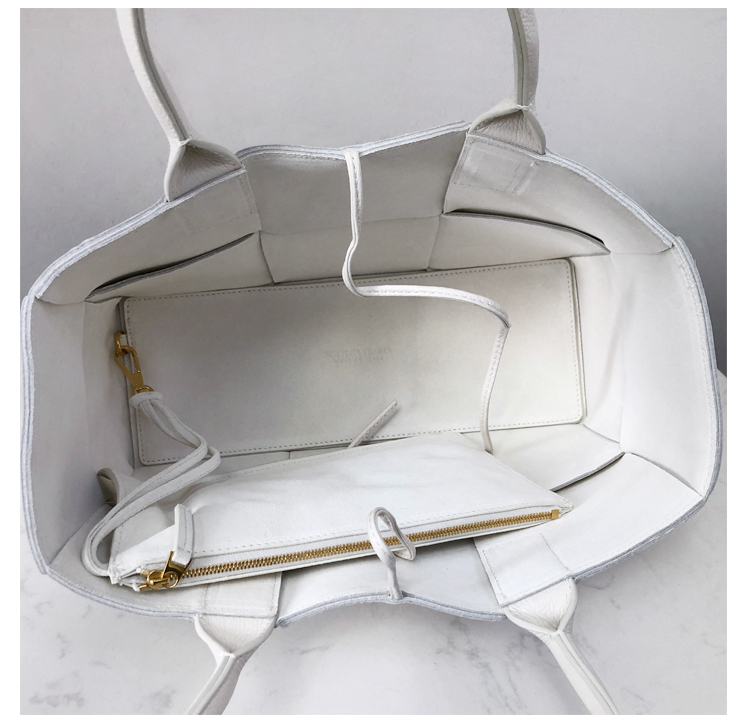 Bottega Veneta Small Tote in White