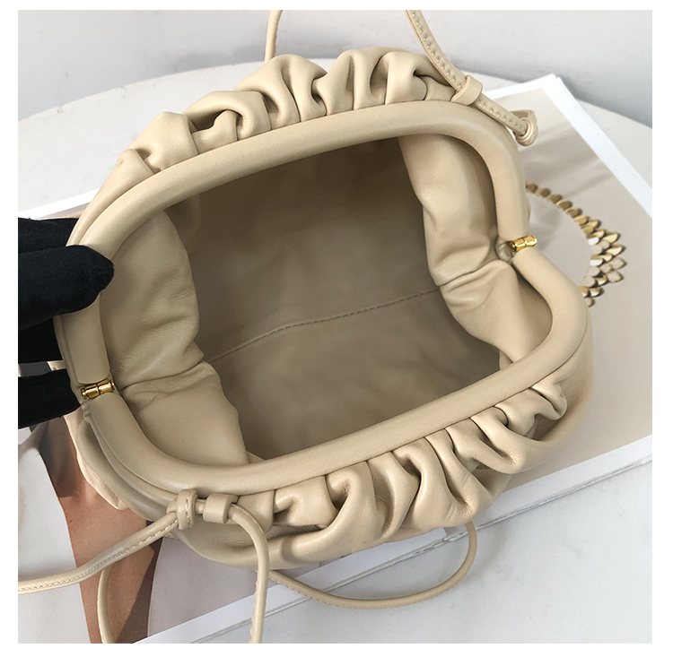 Bottega Veneta Mini Pouch in Oatmeal