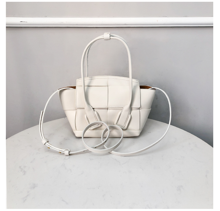 Bottega Veneta Mini Arco Bag in White