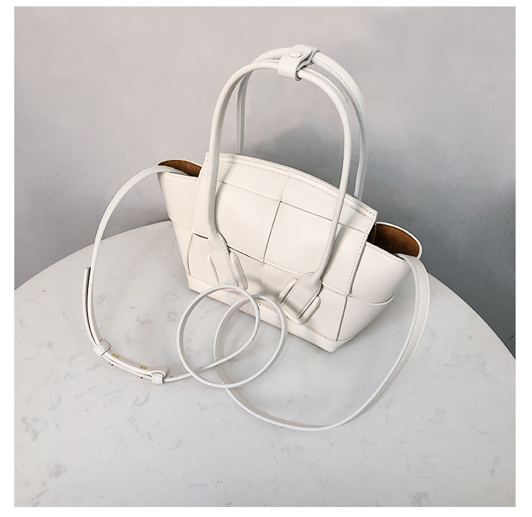 Bottega Veneta Mini Arco Bag in White