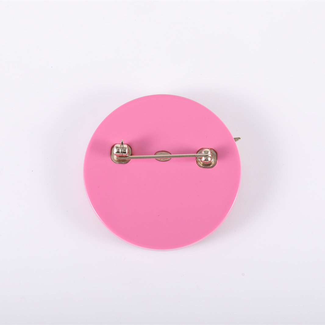 CHANEL 19K High Rarity Pink Fuji Mountain Camellia Brooch Alloy,Resin-Hana Vintage