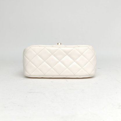 CHANEL CF flap bag, Square Bag, 17cm-Hana Vintage