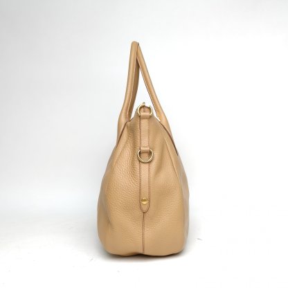 PRADA Milk Tea Color Handbag-Hana Vintage