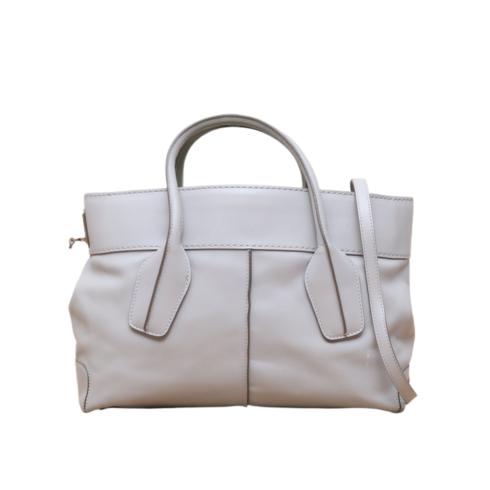 *TODS Grey Classic Handheld Tote Bag-Hana Vintage