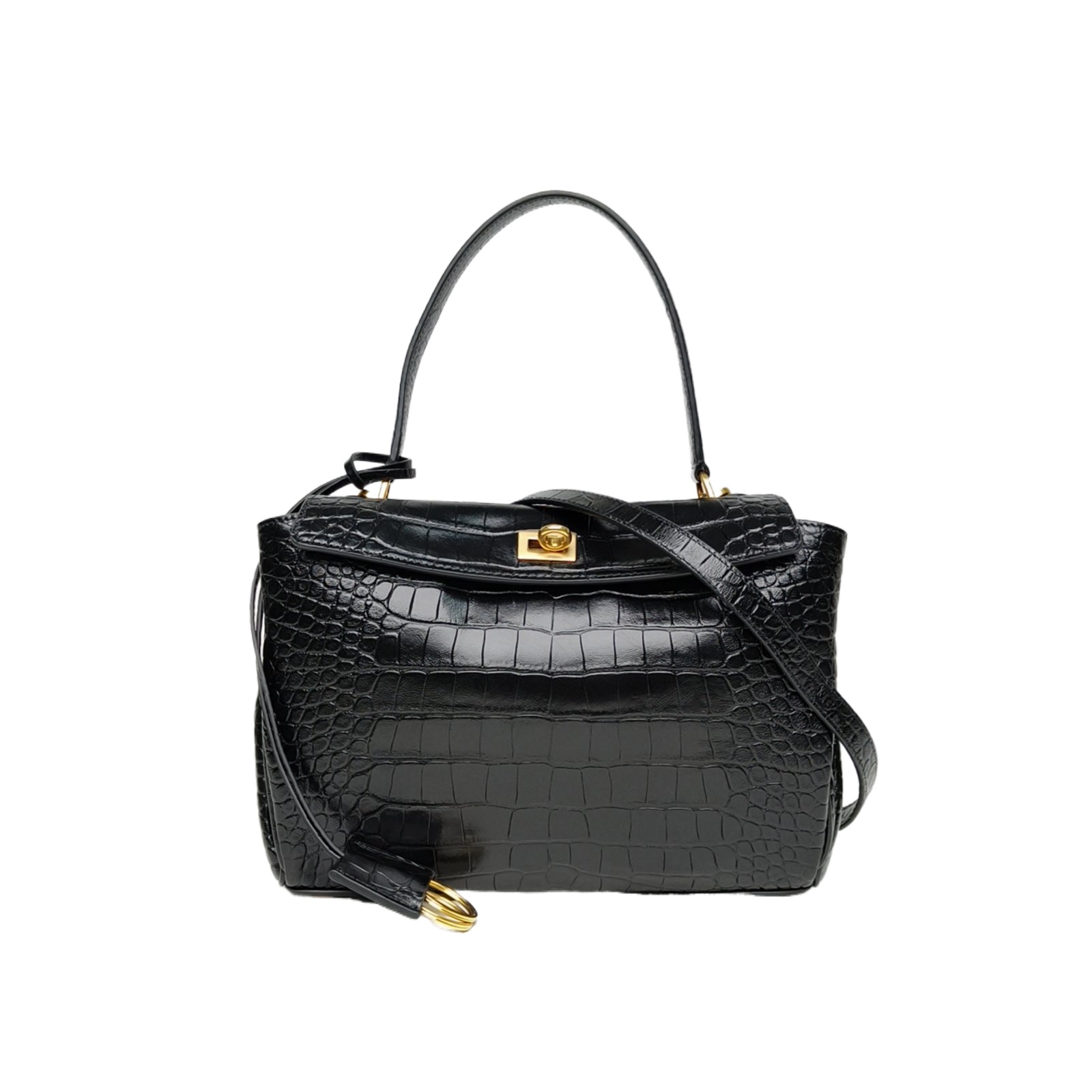 *BALENCIAGA Black Gold Hardware Rodeo Small 29 2020-Hana Vintage