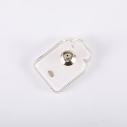 CHANEL Resort Collection Pink Acrylic Perfume Bottle Brooch Alloy-Hana Vintage