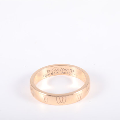 CARTIER Rose Gold Cartier Narrow Ring 18K 18K Rose Gold-Hana Vintage