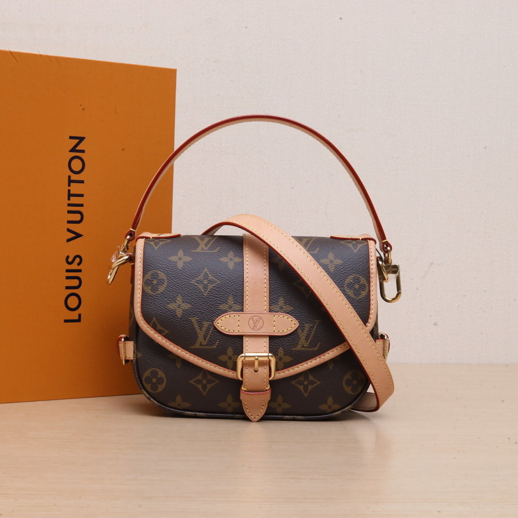 *LOUIS VUITTON Saumur Gemini Small Size 20-Hana Vintage