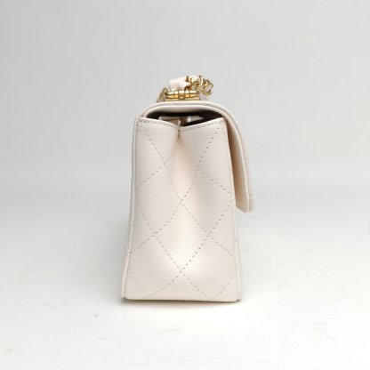 CHANEL 26S Flap Bag Fixed Double Shoulder Straps