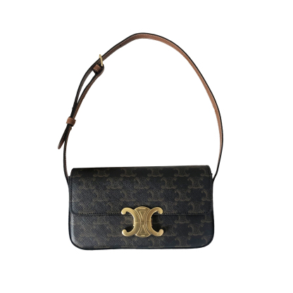 Celine Rectangular Monogram Triomphe Bag