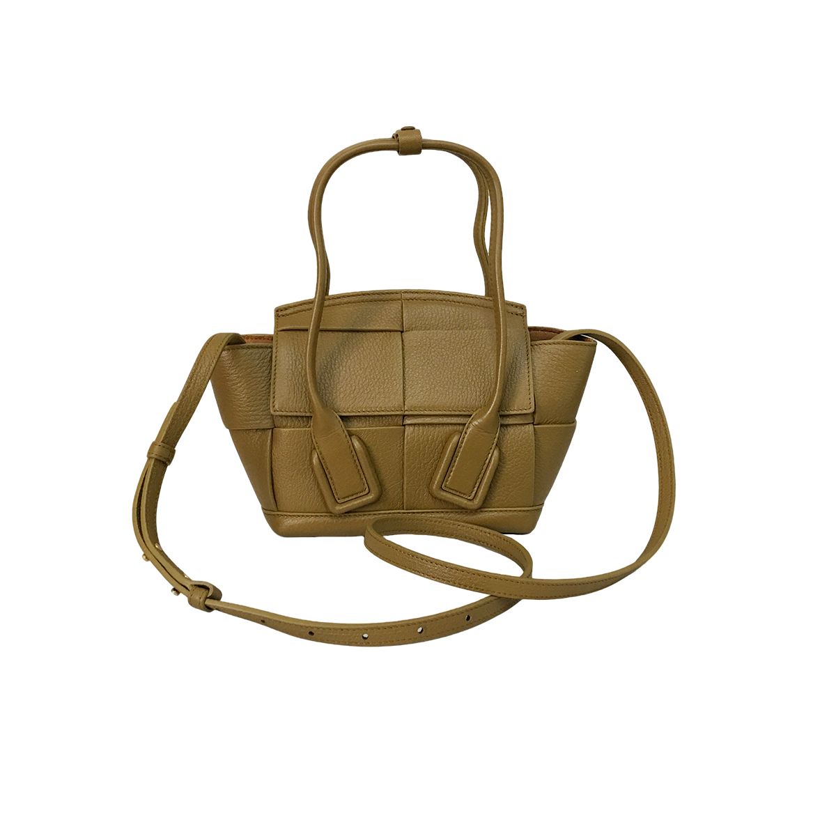 Bottega Veneta Mini Arco Bag in Acorn