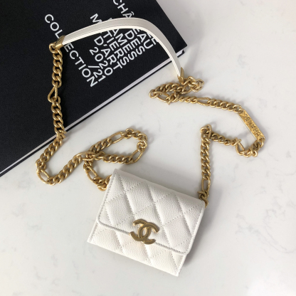 CHANEL Chain Card Holder AP2335