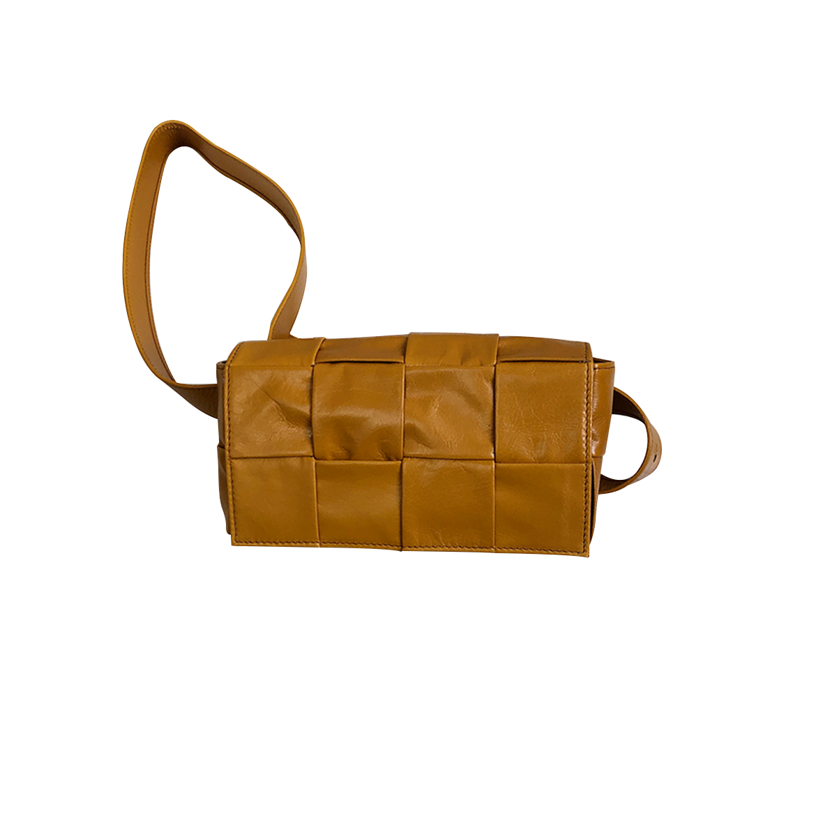 Bottega Veneta 8-Compartment Cassette Belt Bag in Golden Brown