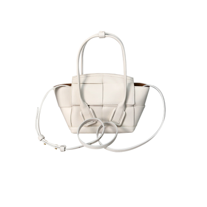 Bottega Veneta Mini Arco Bag in White