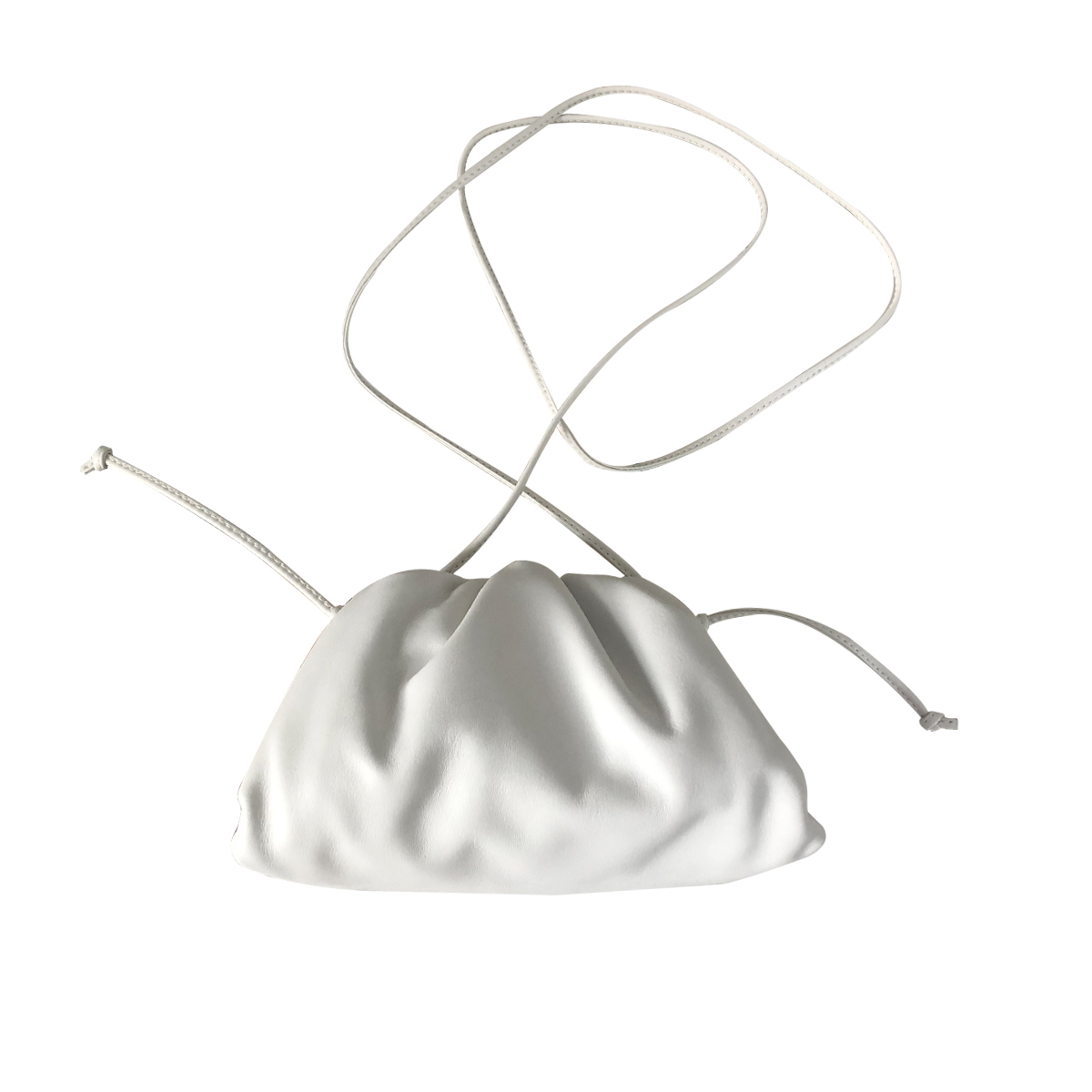 Bottega Veneta Mini Pouch in Chalk