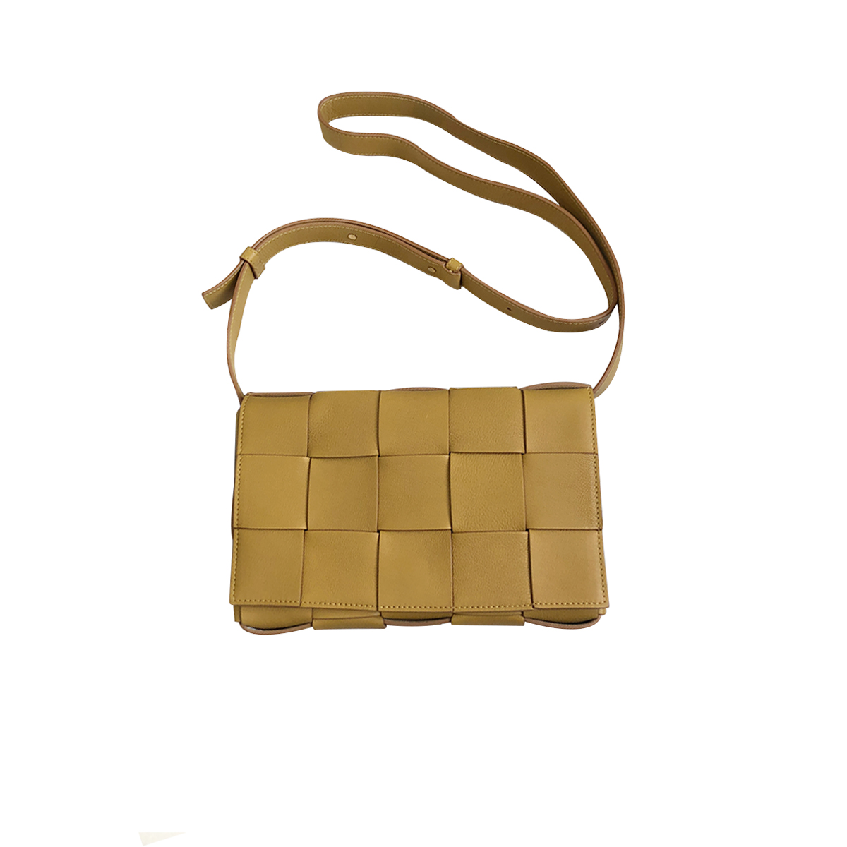 Bottega Veneta Crossbody Box Pouch in Butterscotch