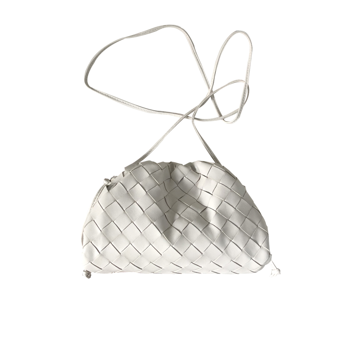 Bottega Veneta Small Arco Bag in Glazed White