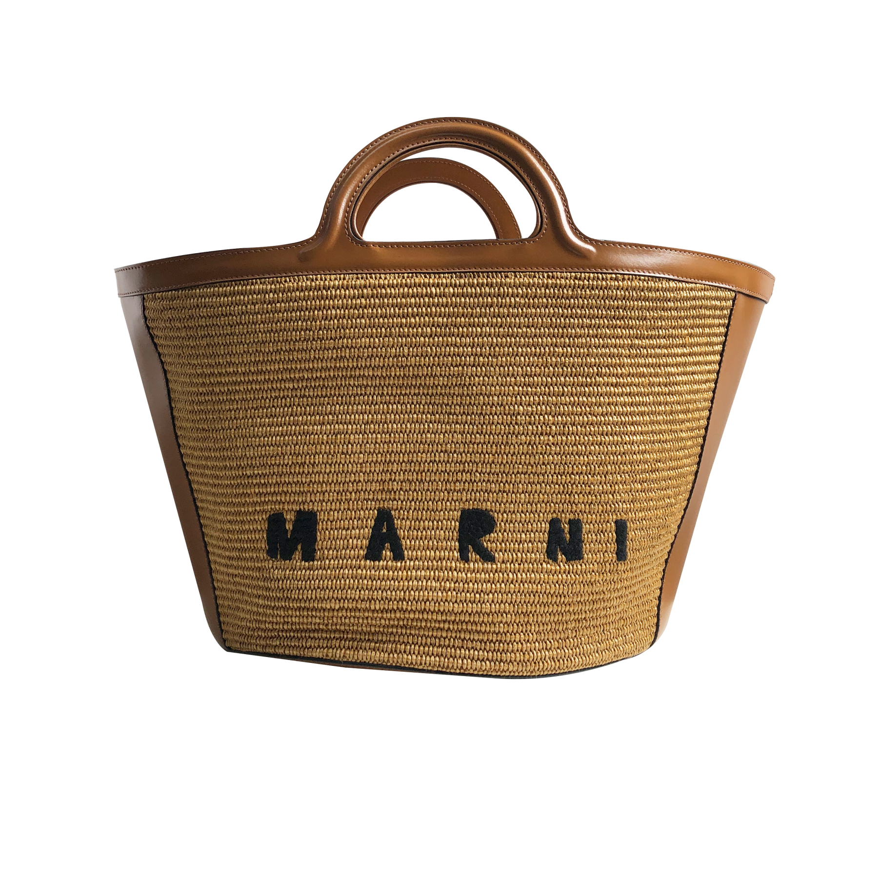 Marni Woven Basket Large, Brown