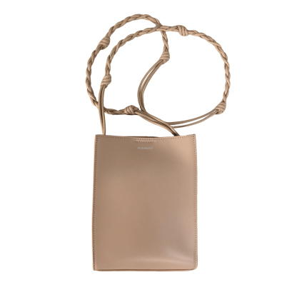 Jil Sander Tangle Small Square Bag in Nude