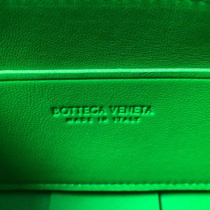Bottega Veneta Mini Intrecciato Crossbody Bag in Parrot Green (666688)