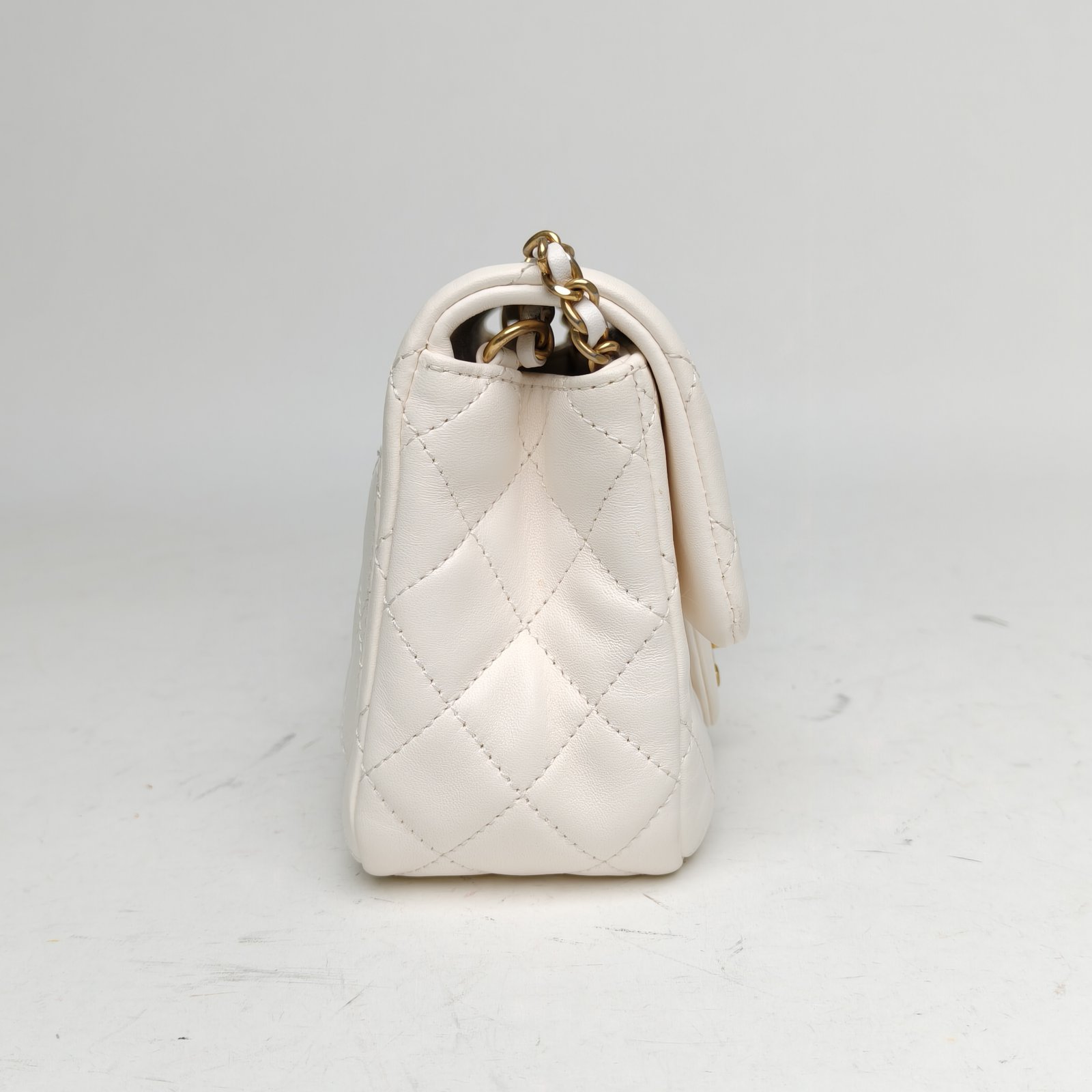 CHANEL CF flap bag, Square Bag, 17cm-Hana Vintage