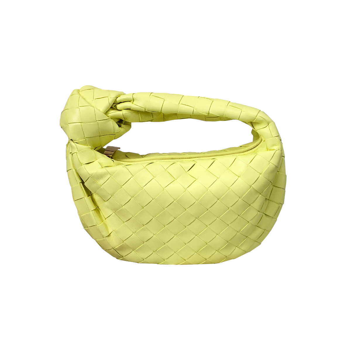 Bottega Veneta Mini Jodie in Intrecciato Bright Yellow