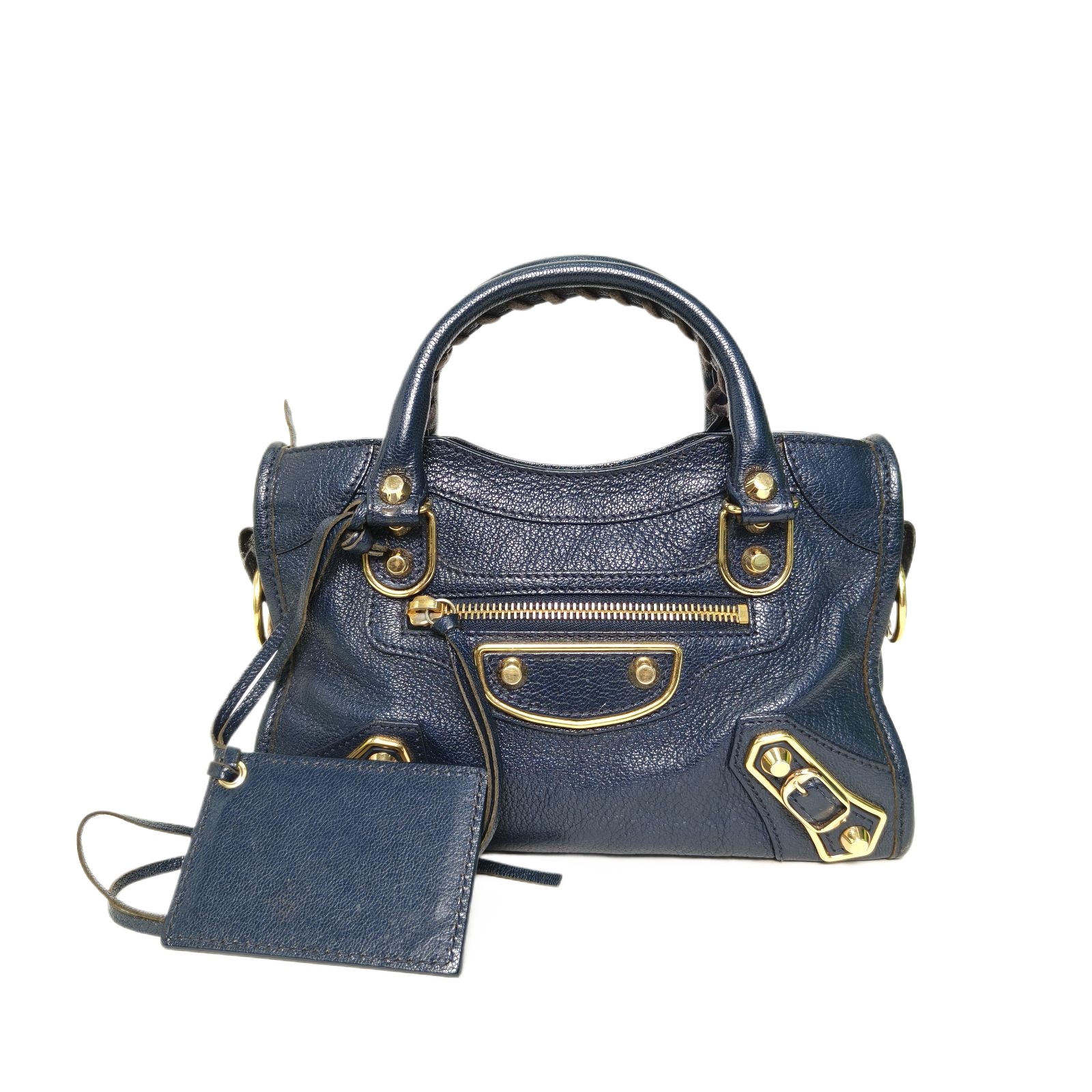 *BALENCIAGA CLASSIC CITY Motorcycle Bag Mini 25-Hana Vintage