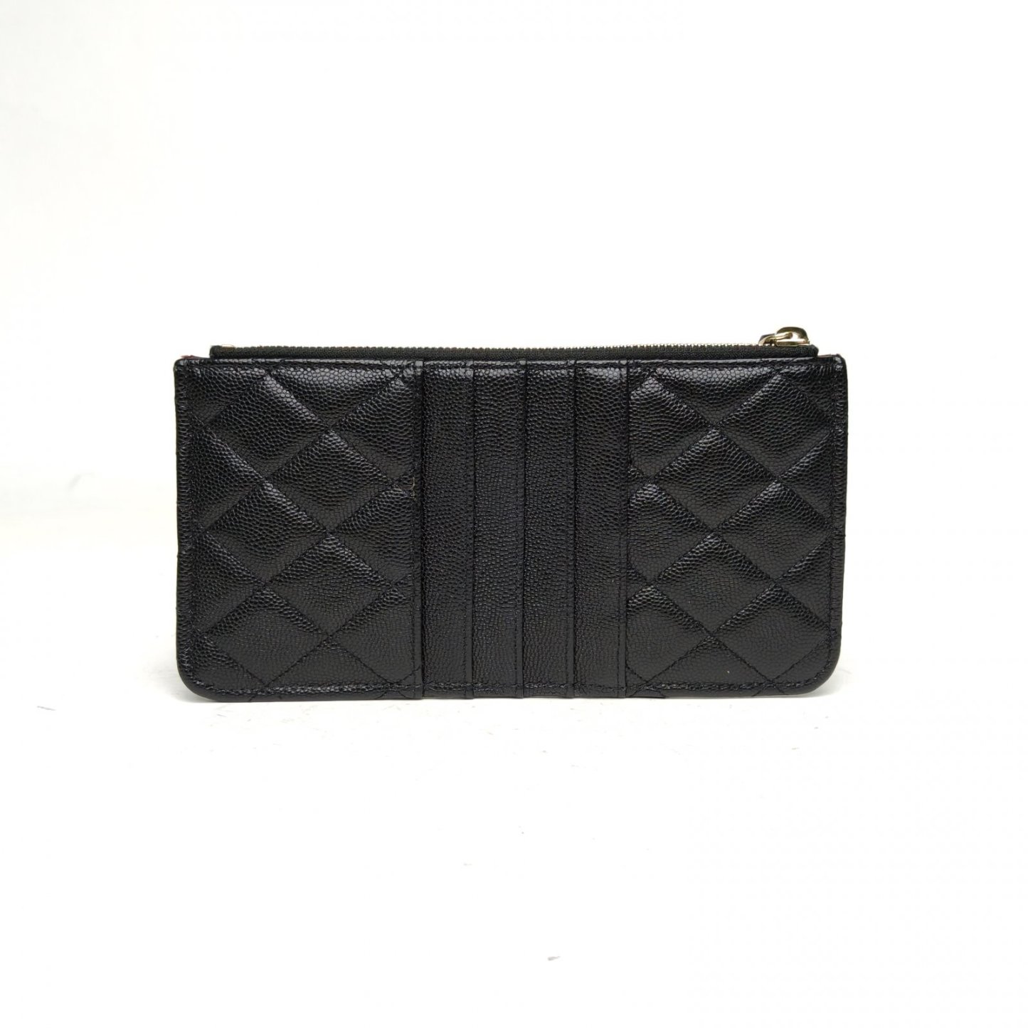 *CHANEL Black 2020 Gold Hardware Long Phone Case Card Holder-Hana Vintage