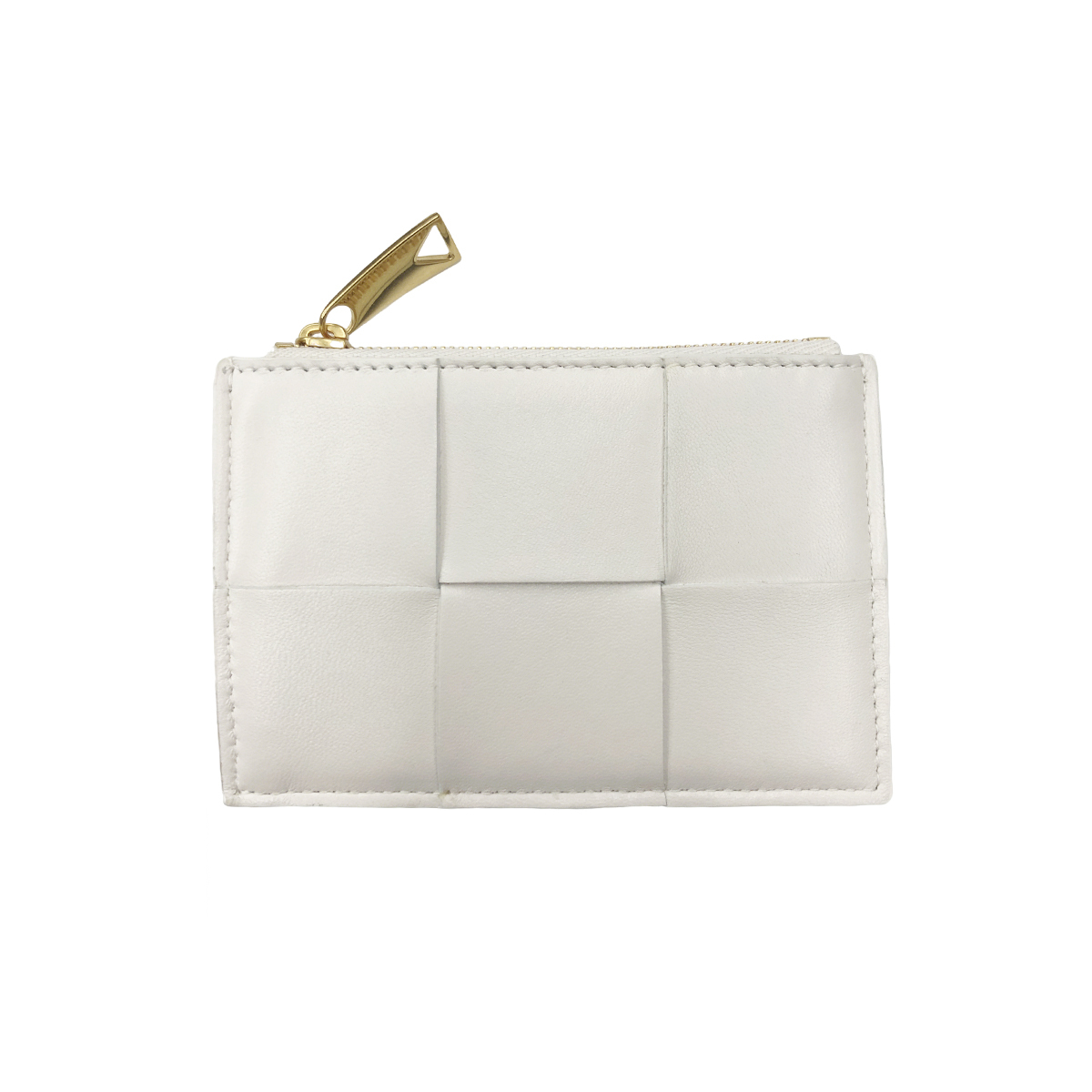 Bottega Veneta Card Case in Chalk