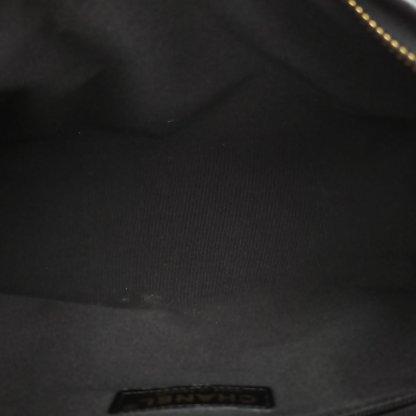 CHANEL Black Chip Gold Hardware 24A hobo Large 30cm-Hana Vintage