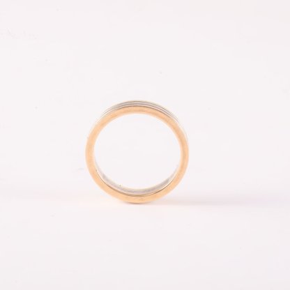 CARTIER Vendome Tricolor Gold Ring 50 18K Gold,18K White Gold,18K Rose Gold-Hana Vintage