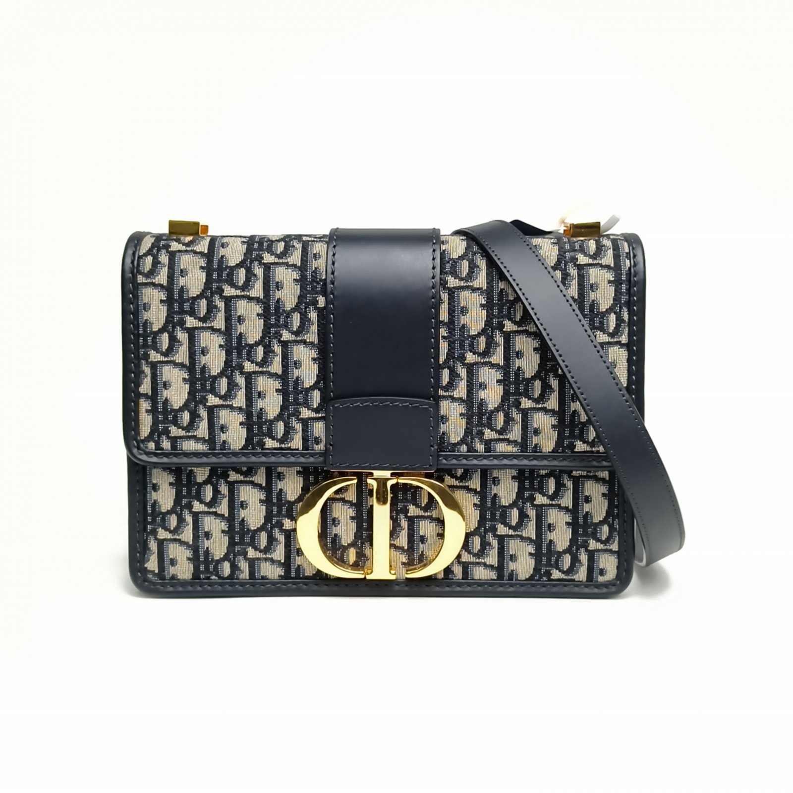 DIOR 30 Montaigne Leather Shoulder Strap, Large Size 24