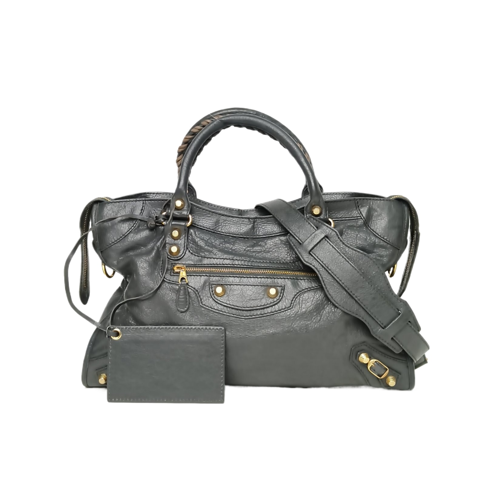 *BALENCIAGA CLASSIC CITY Motorcycle Bag Medium 38-Hana Vintage
