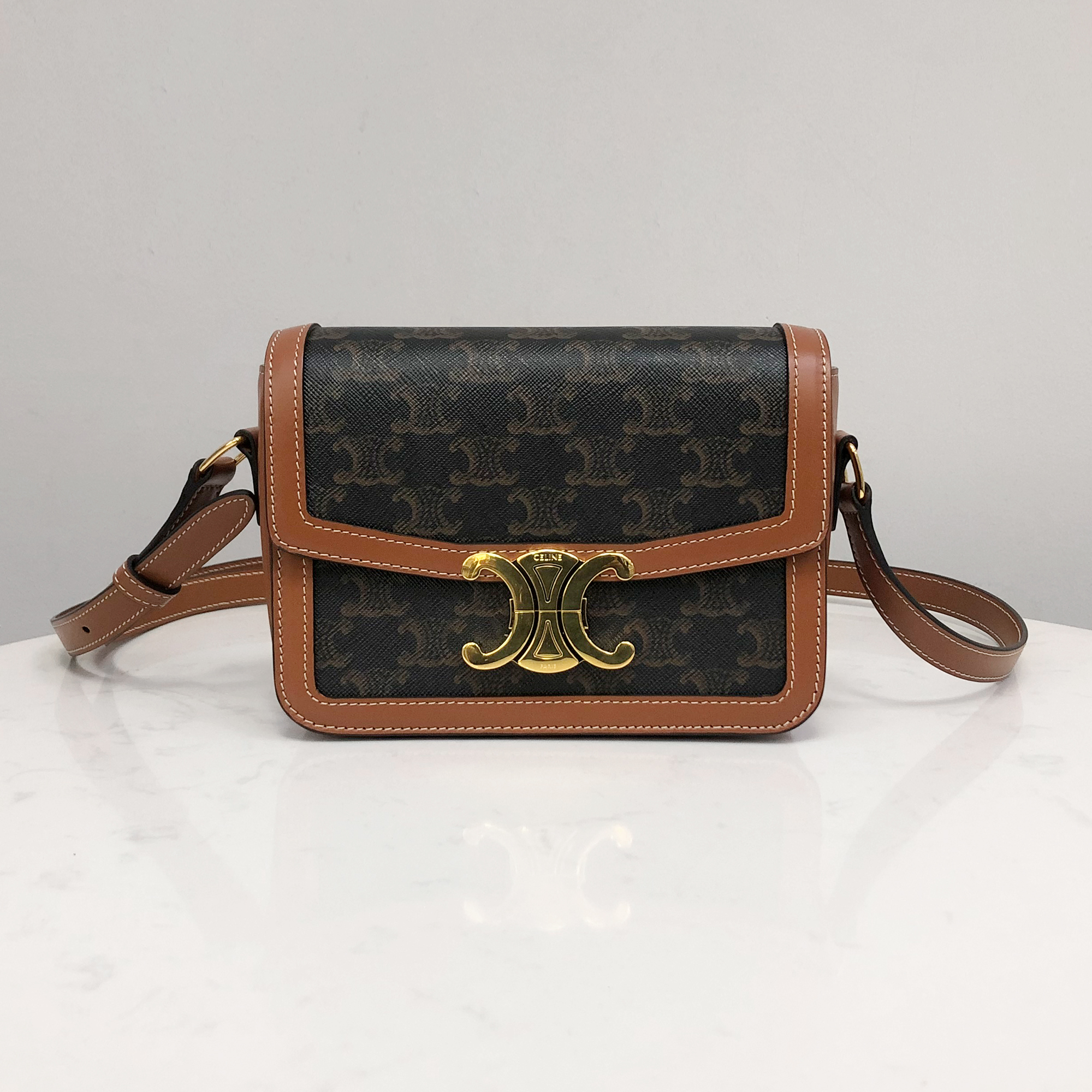 Celine Teen Triomphe Monogram Bag