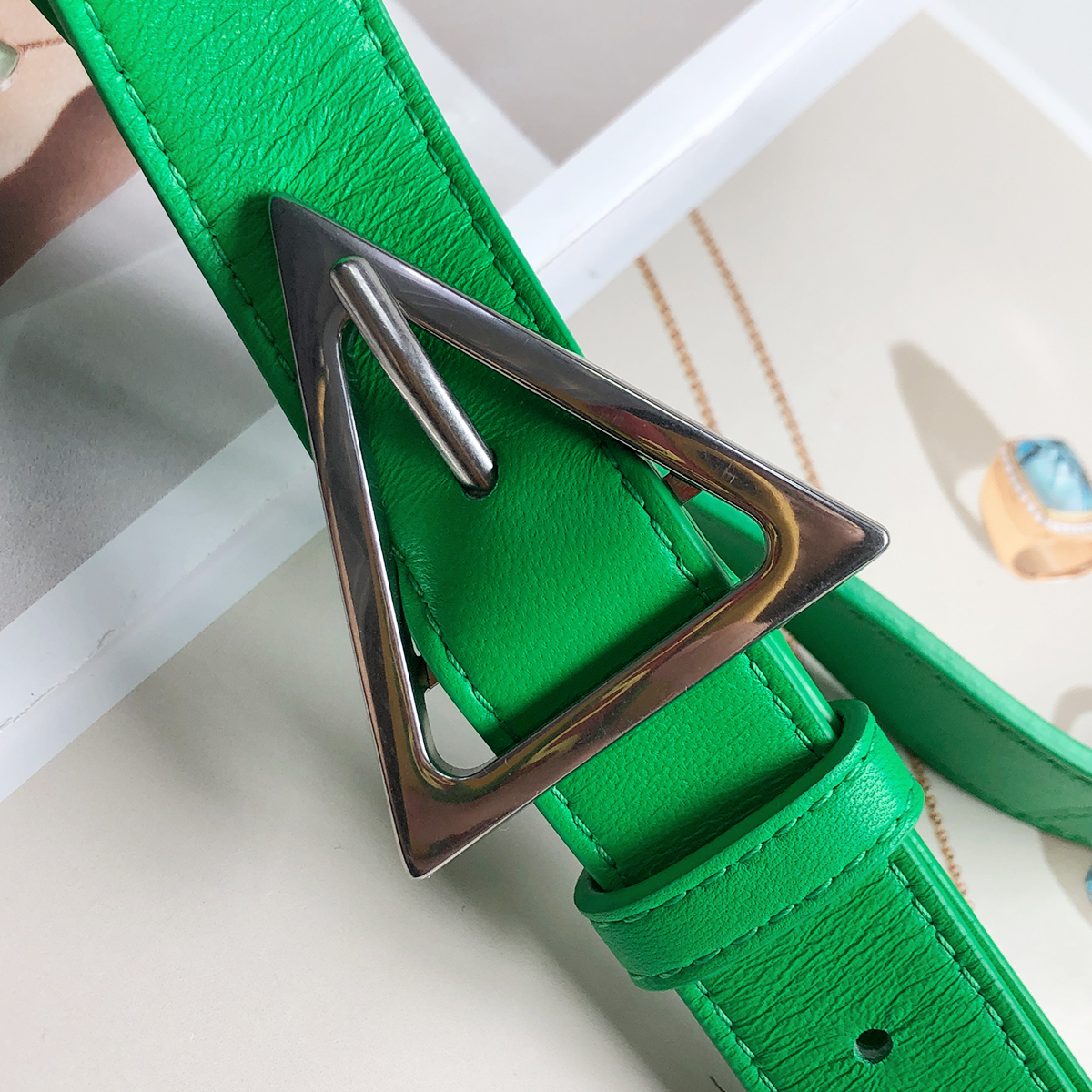 Bottega Veneta Mini Padded Crossbody Bag in Parrot Green (716648)