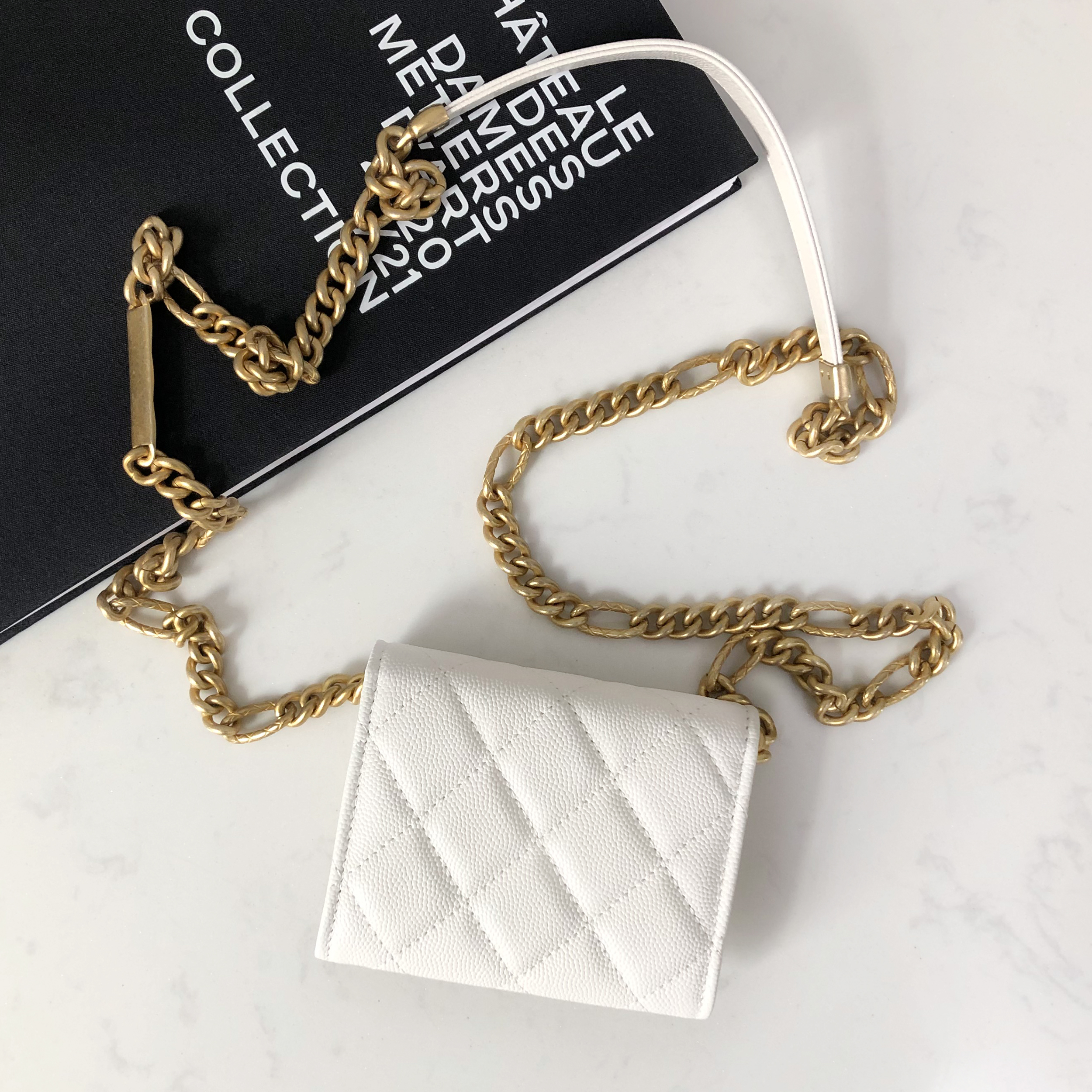 CHANEL Chain Card Holder AP2335
