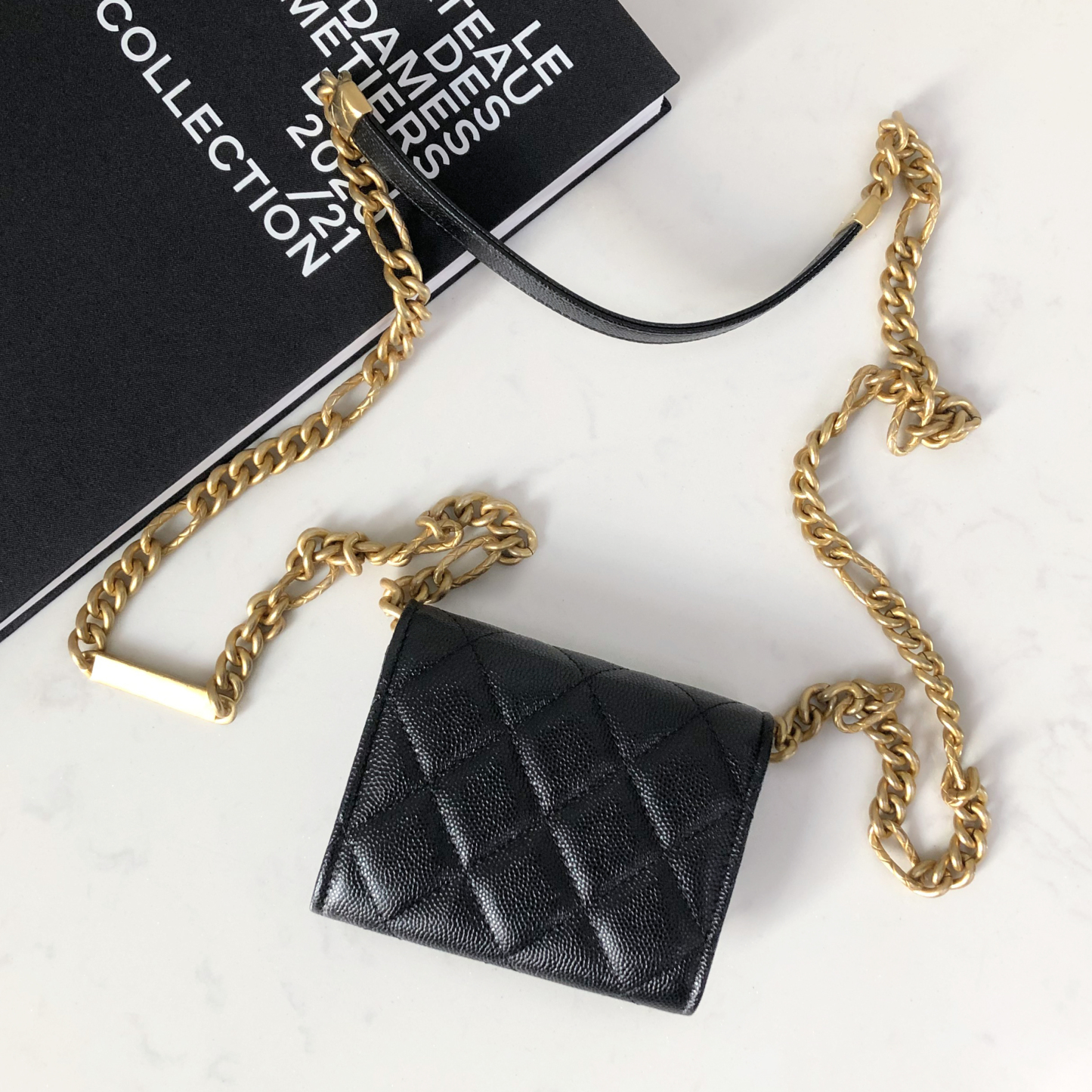 CHANEL Chain Card Holder AP2335