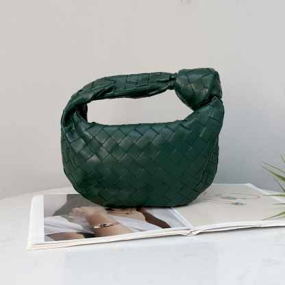BOTTEGA VENETA Mini Jodie Woven Raintree Green